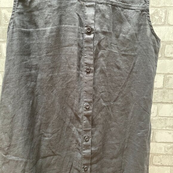 Cloth and Stone Grey Linen Shirt dress/ tunic - Picture 5 of 5